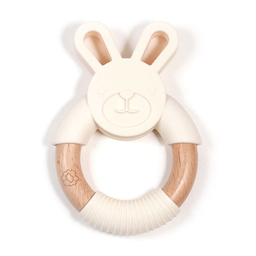 Anneau de Dentition Lapin - Ivoire-Bulle-BUB-B-HA003-07-CLÉMENT