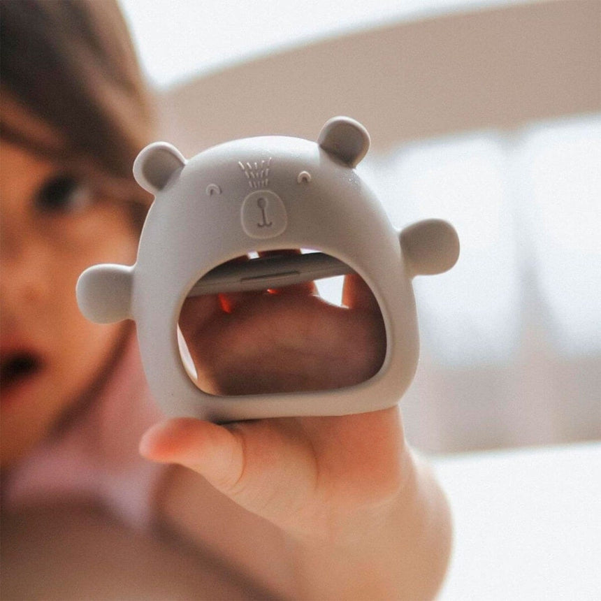 Mitaine de Dentition en Silicone - Ours Blush-Bulle-BUB-B-JV001-08-CLÉMENT