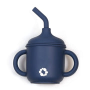 Gobelet Paille en Silicone - Bleuet-Bulle-BUB-B-VA002-11-CLÉMENT