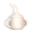 Gobelet Paille en Silicone - Ivoire-Bulle-BUB-B-VA002-14-CLÉMENT