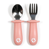 Ensemble de cuillère et Fourchette d'Apprentissage - Blush-Bulle-BUB-B-VA005-04-CLÉMENT