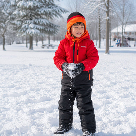 Habit de Neige Bloc Rouge 2-8ans-Buki-BUC-F26M707-2-CLÉMENT