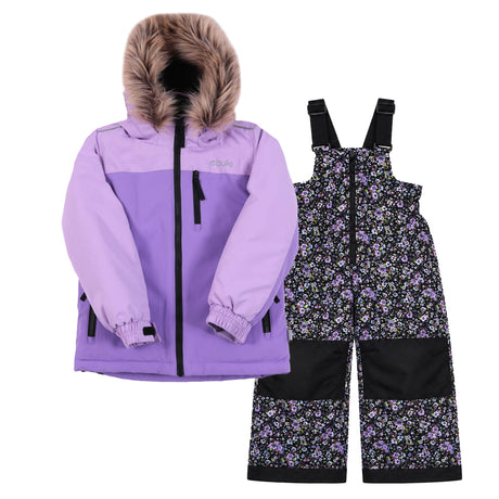 Habit de Neige Petites Fleurs 2-8ans-Buki-Lilas-2-BUC-F26M762-2-CLÉMENT