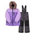Habit de Neige Petites Fleurs 10-14ans-Buki-Lilas-10-BUC-F26M762-3-CLÉMENT