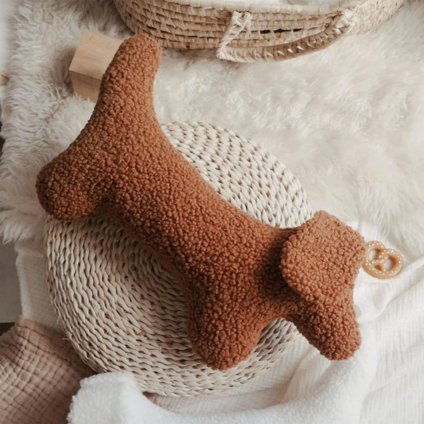 Peluche Chien Teckel - Rouille-The Butter Flying-BUT-DOGPLUEMORUS-CLÉMENT
