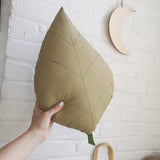 Coussin Feuille de Frêne - Olive-The Butter Flying-BUT-PILASSHOLI-CLÉMENT