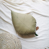 Coussin Feuille de Frêne - Olive-The Butter Flying-BUT-PILASSHOLI-CLÉMENT