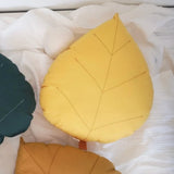 Coussin Feuille de Bouleau - Moutarde-The Butter Flying-BUT-PILBIRMUS-CLÉMENT