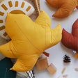 Coussin Feuille D`Érable - Moutarde-The Butter Flying-BUT-PILMAPMUS-CLÉMENT