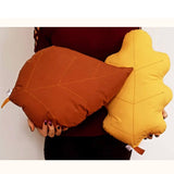 Coussin Feuille de Bouleau - Rouille-The Butter Flying-BUT-PILBIRRUS-CLÉMENT