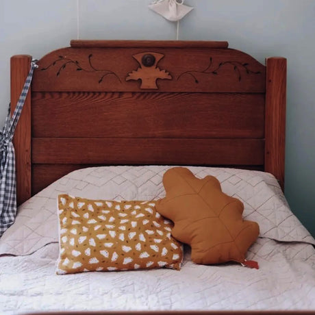 Coussin Feuille de Chêne - Rouille-The Butter Flying-BUT-PILOAKRUS-CLÉMENT
