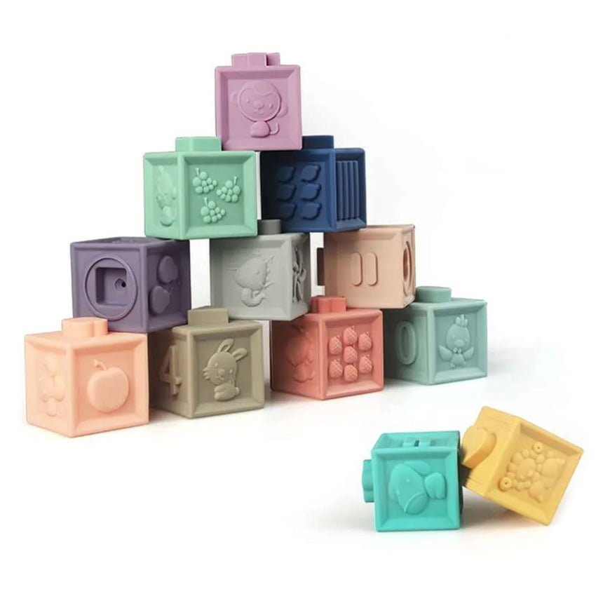 Cubes Éducatifs 3D (12)-Baby To Love-BVE-350543-CLÉMENT