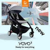 Poussette YOYO³ Complète - Noir / Aqua-Stokke-BZE-653600-CLÉMENT