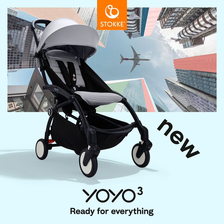 Poussette YOYO³ Complète - Noir / Olive-Stokke-BZE-653800-CLÉMENT