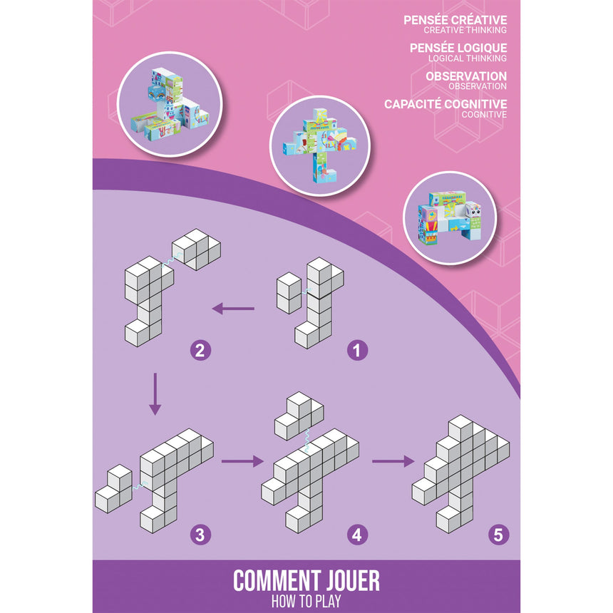Cubes Magnétiques - Princesse-Bebe Confort-CA3-776-CLÉMENT