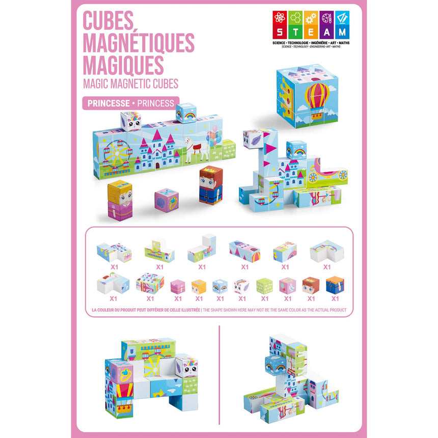 Cubes Magnétiques - Princesse-Bebe Confort-CA3-776-CLÉMENT