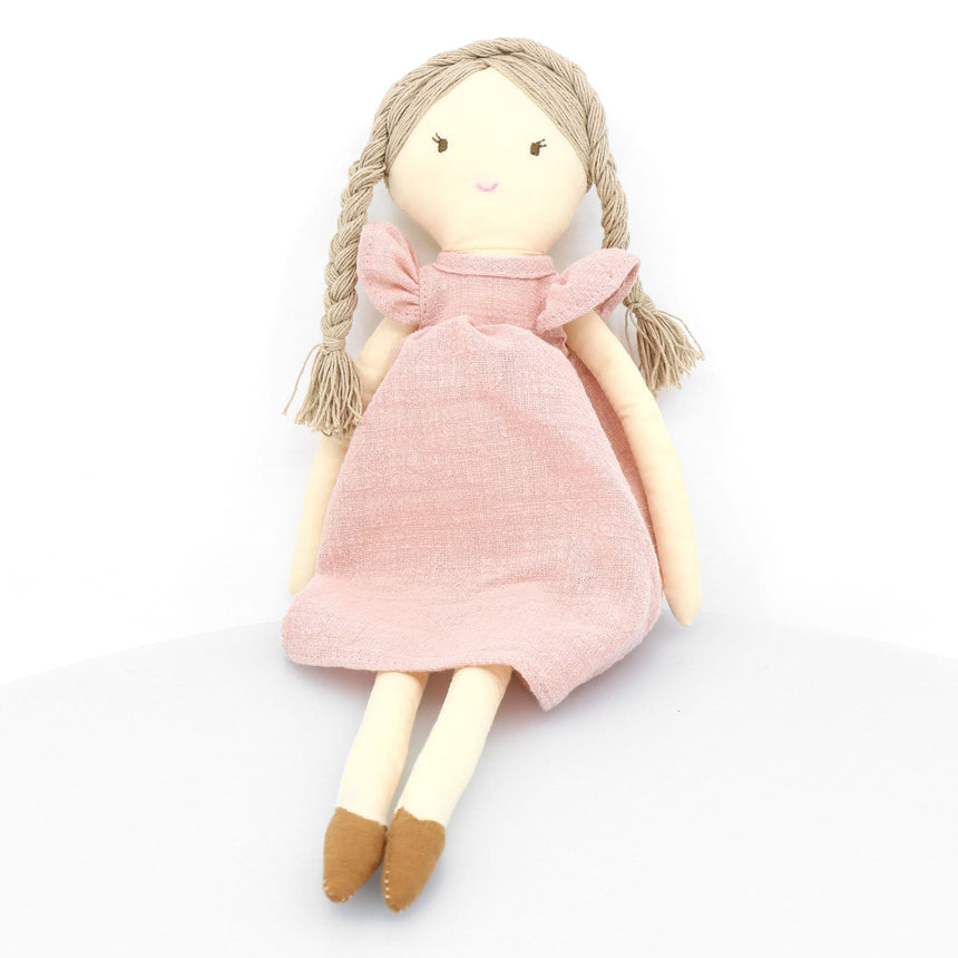 Poupée En Tissu Robe Rose 15''-Bebe Confort-CA3-89215XB52215-CLÉMENT