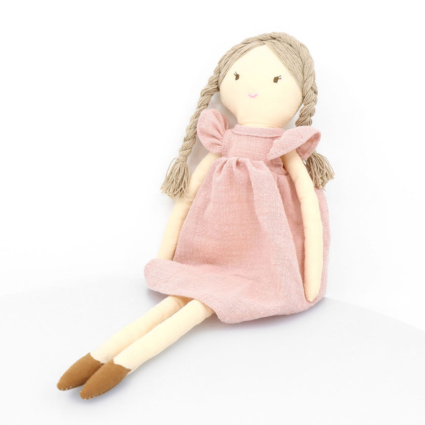 Poupée En Tissu Robe Rose 15''-Bebe Confort-CA3-89215XB52215-CLÉMENT