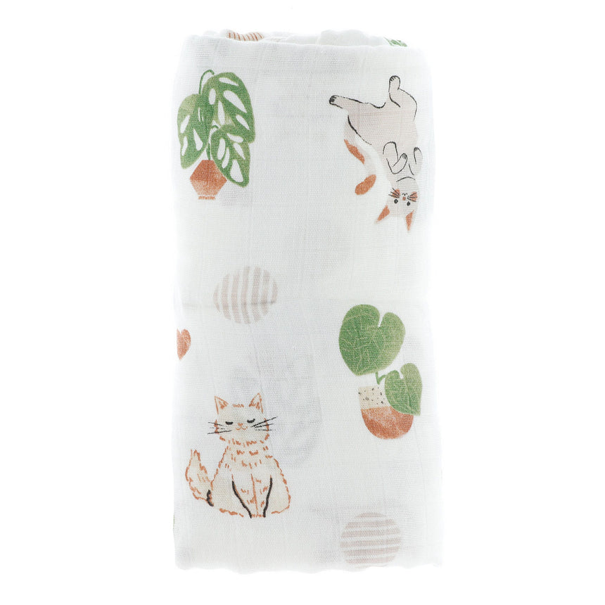 Couverture Mousseline Bambou - Chat-Bebe Confort-CA3-BLANKET-CAT-CLÉMENT