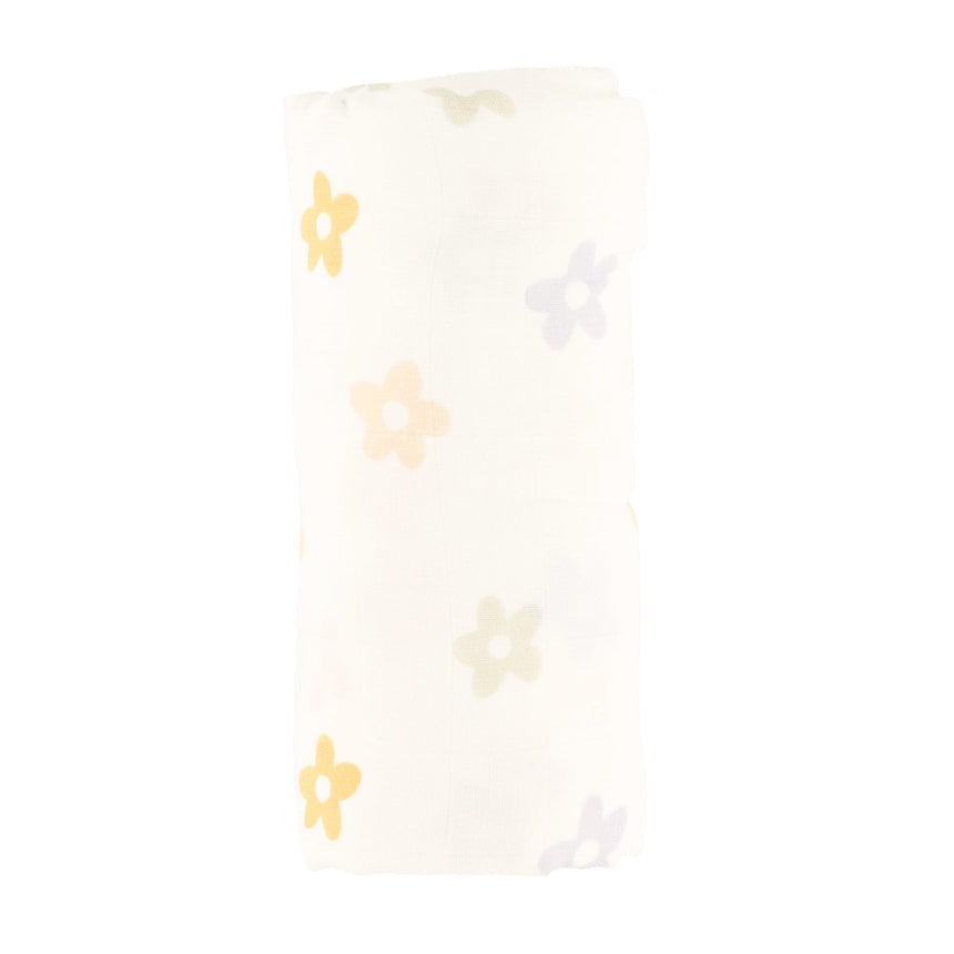 Couverture Mousseline Bambou - Fleurs-Bebe Confort-CA3-BLANKET-FLOW-CLÉMENT