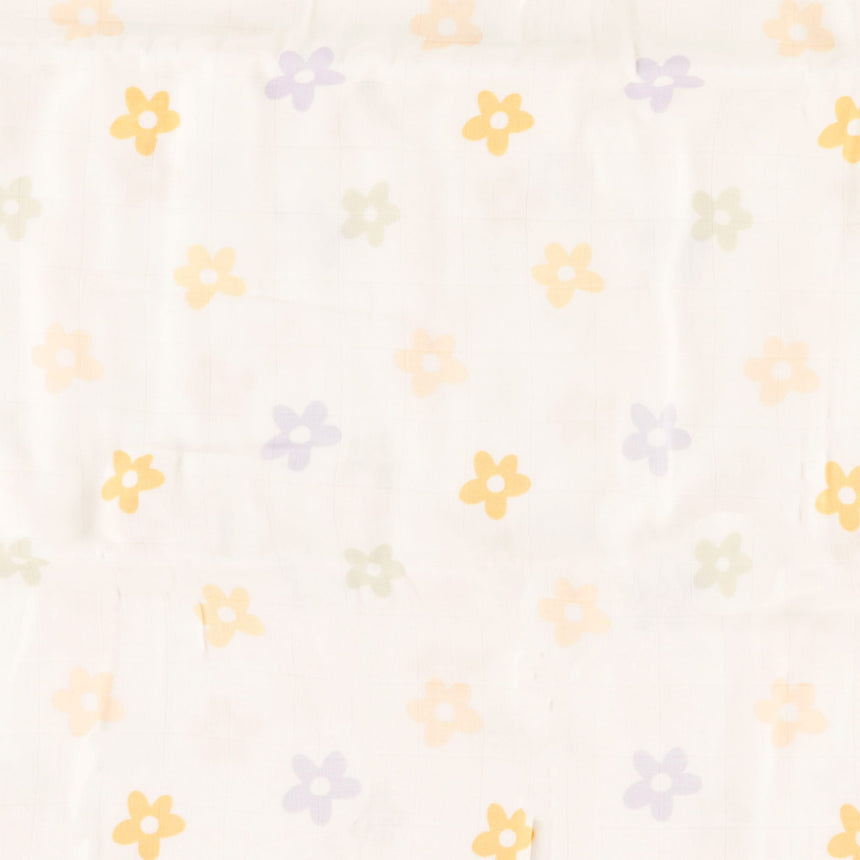 Couverture Mousseline Bambou - Fleurs-Bebe Confort-CA3-BLANKET-FLOW-CLÉMENT