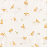 Couverture Mousseline Bambou Kangourous - Édition spéciale Fondation CHU Ste-Justine-Bebe Confort-CA3-BLANKET-KAN-CLÉMENT