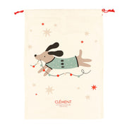 Grand Sac Cadeau / Poche Du Père Noel - Chien-Bebe Confort-CA3-HK-DOG-CLÉMENT