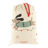Grand Sac Cadeau / Poche Du Père Noel - Chien-Bebe Confort-CA3-HK-DOG-CLÉMENT