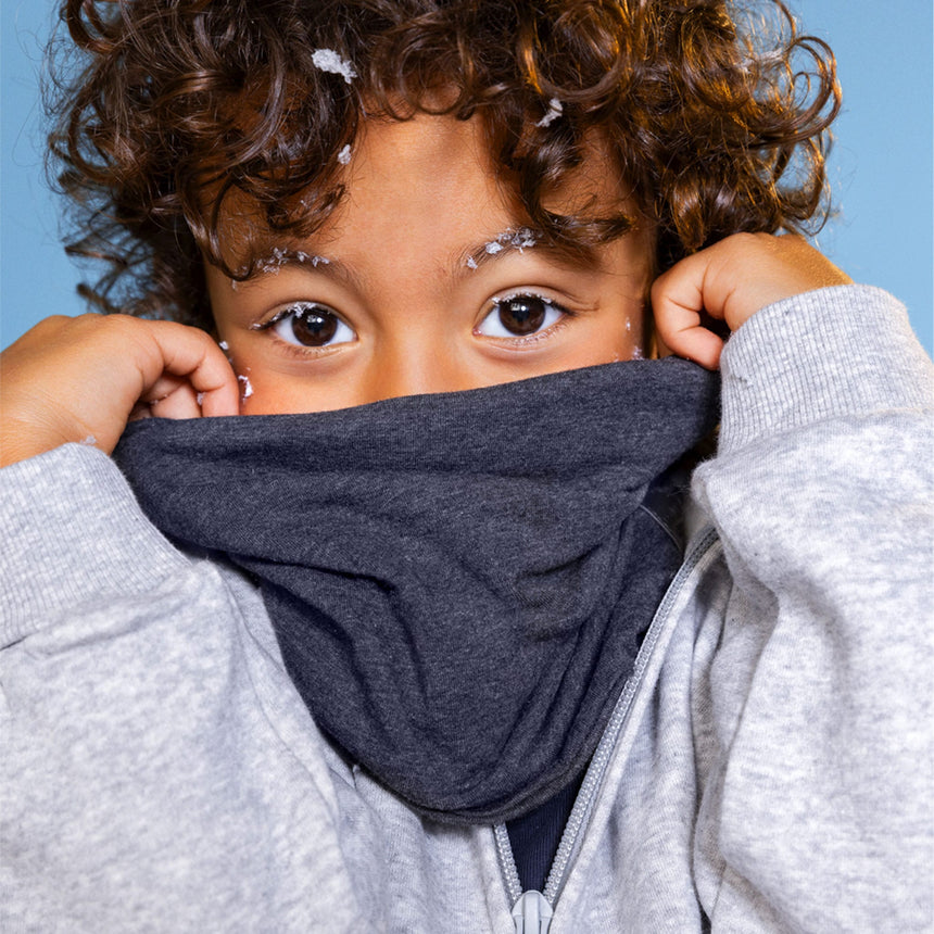 Cache-cou Coton Charcoal 0-8ans-Studio Caribou-CA5-CACCOTCHAR-CLÉMENT