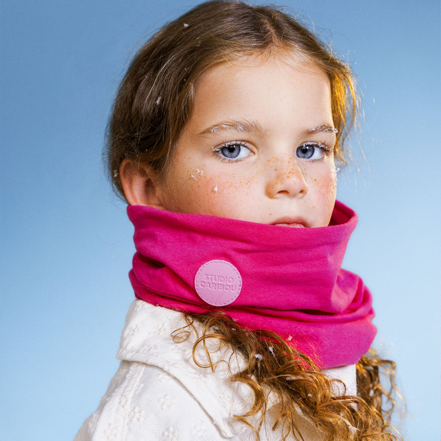 Cache-cou Coton Fuchsia 0-8ans-Studio Caribou-CA5-CACCOTFUCH-CLÉMENT