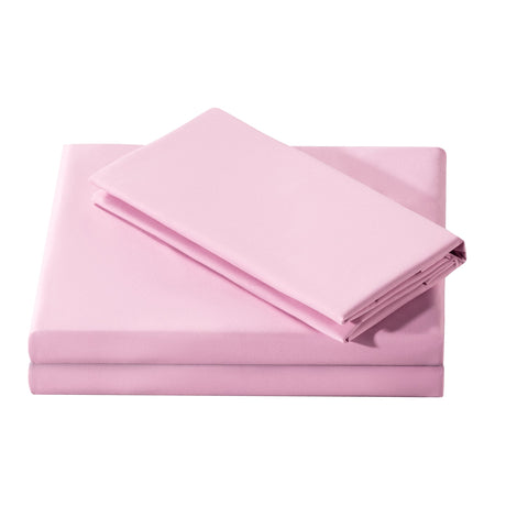 Ensemble Draps Lit Double - Rose-Cathay Home-CAH-DBSS-PINK-CLÉMENT
