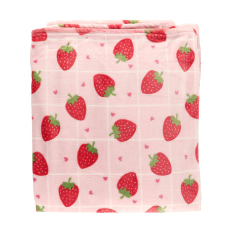 Couverture Peluche Fraises-Cathay Home-CAH-LPKTH-009-CLÉMENT