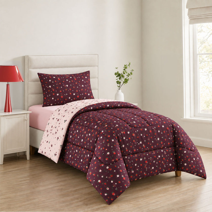 Douillette Simple - Fraises-Cathay Home-CAH-STRAW-39-CLÉMENT