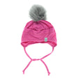 Tuque Coton Pompon 0-18mois-Calikids-Fuchsia-0-3 m-CAL-S2206-1-CLÉMENT