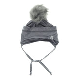 Tuque Coton Pompon 0-18mois-Calikids-Gris-0-3 m-CAL-S2206-1-CLÉMENT