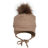 Tuque Côtelée Pompon 18mois-6ans-Calikids-Beige-18m - 3ans-CAL-S2502-2-CLÉMENT