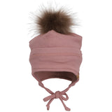 Tuque Côtelée Pompon 18mois-6ans-Calikids-Rose-18m - 3ans-CAL-S2502-2-CLÉMENT