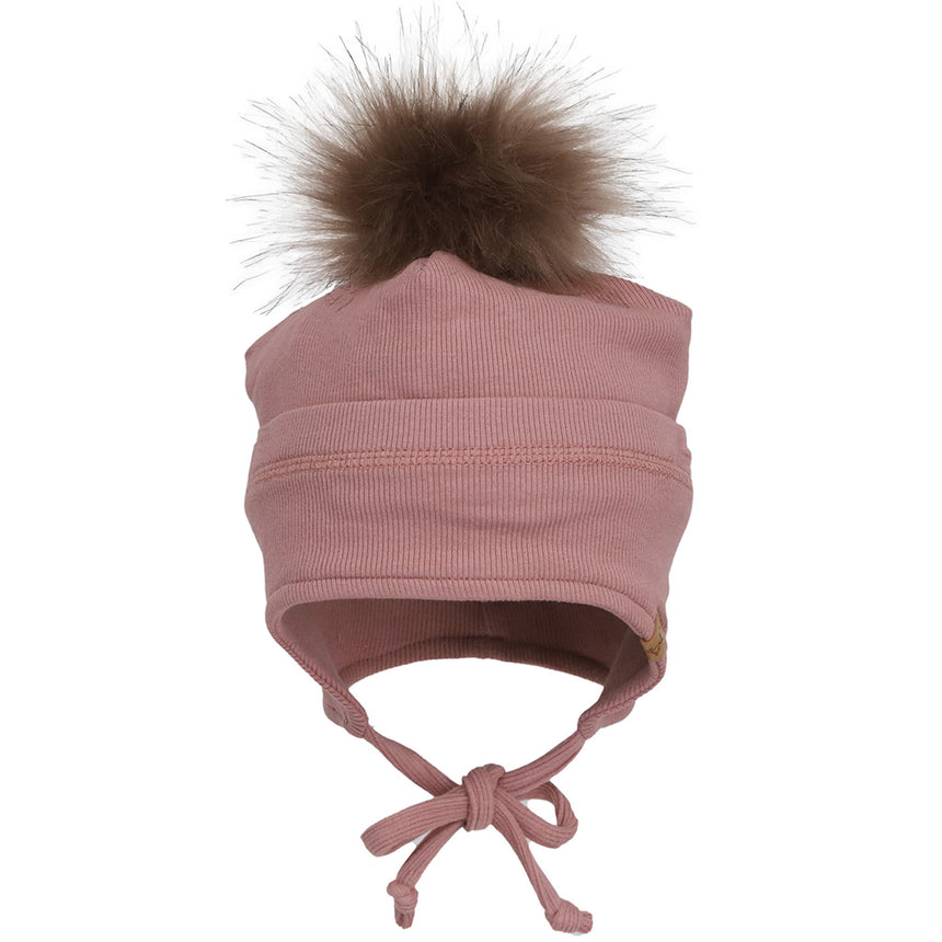Tuque Côtelée Pompon 18mois-6ans-Calikids-Rose-18m - 3ans-CAL-S2502-2-CLÉMENT