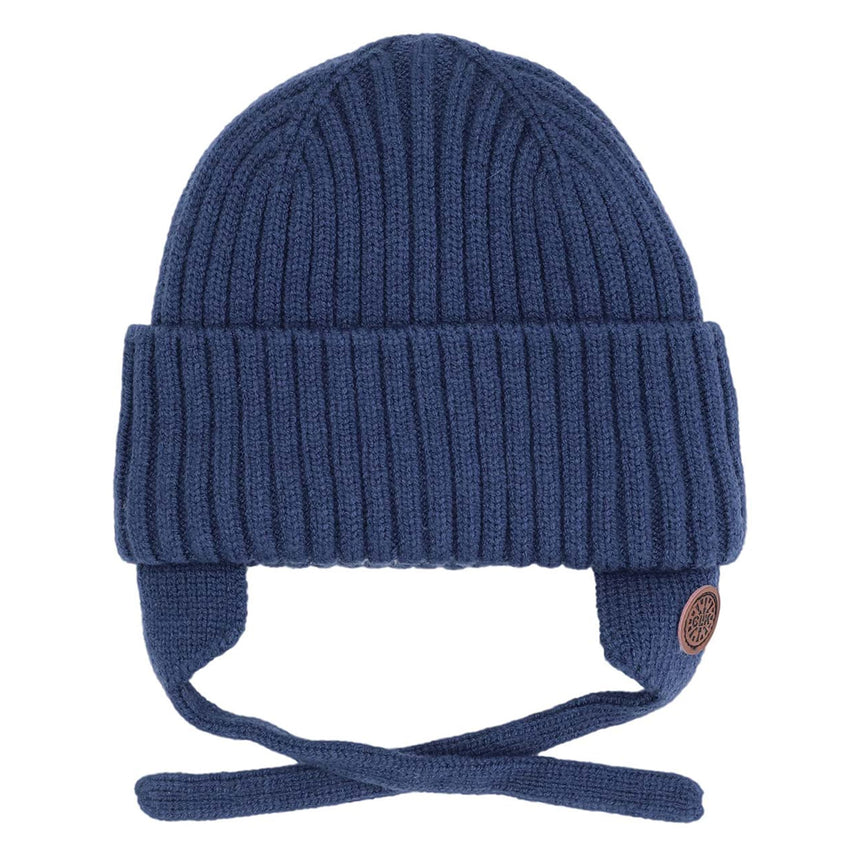 Tuque Tricot Côtelée 0-18mois-Calikids-Marine-0-3 m-CAL-W2402-1-CLÉMENT