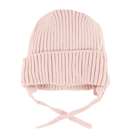 Tuque Tricot Côtelée 0-18mois-Calikids-Rose-0-3 m-CAL-W2402-1-CLÉMENT