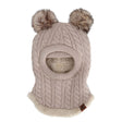 Balaclava Tricot Pompon 2-5ans-Calikids-Beige-2-5 ans-CAL-W2403-2-CLÉMENT