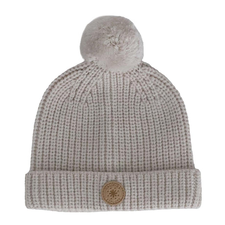 Tuque Tricot Pompon 0-9mois-Calikids-Beige-0-9 m-CAL-W2519-CLÉMENT