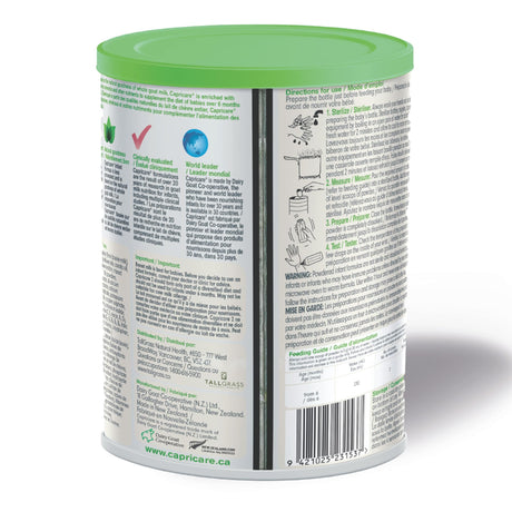 Capricare® Préparation pour nourrissons Stage 2 (6+ mois) 800g-Capricare-CAP-CC1002CS-CLÉMENT