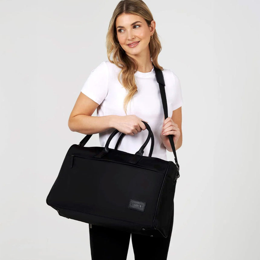 Sac Fourre-Tout London Nylon Recyclé - Noir-Lambert-LBT-LONDONBLKNYL-CLÉMENT