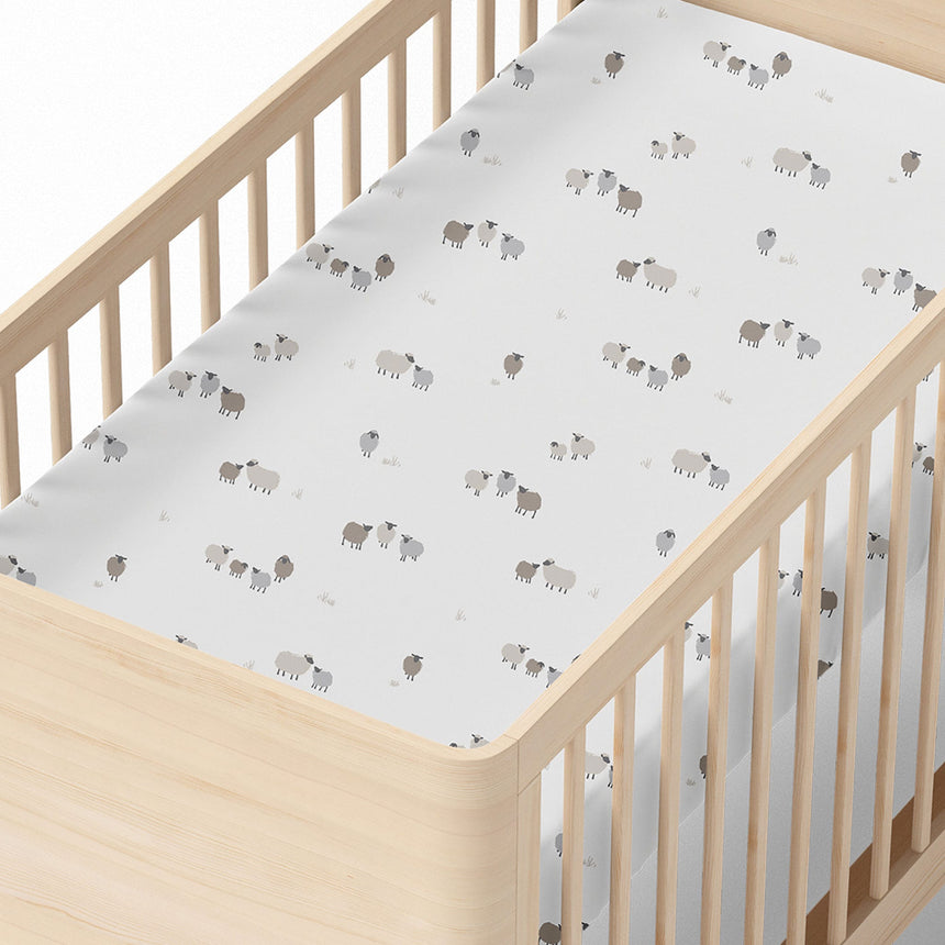 Drap Contour Moutons - Édition Spéciale Laura Lémerveil-Coccoli-CC3-DM5529-110-CLÉMENT