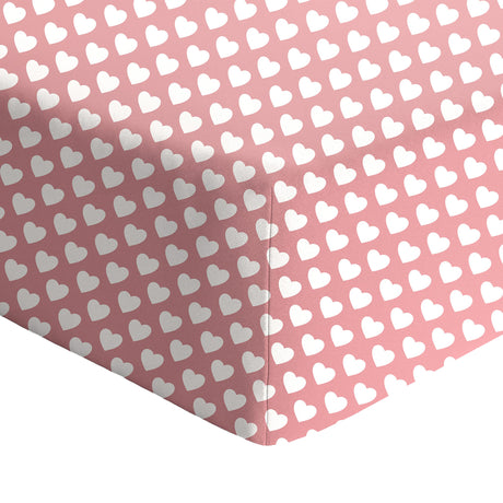 Drap Contour pour Lit de Bébé - Coeurs-Coccoli-CC3-DM6019-CLÉMENT