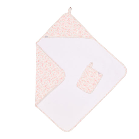 Serviette de Bain à Capuchon et Gant - Fleurs-Coccoli-CC3-WT6022-CLÉMENT