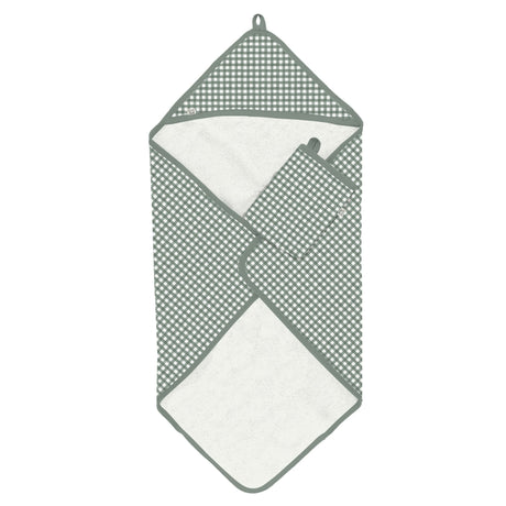 Serviette de Bain à Capuchon et Gant - Vichy-Coccoli-CC3-WT6029-CLÉMENT