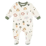 Pyjama Magnétique Jungle Prématuré -18mois-Colle Colle-Ivoire-Prématuré-CCL-PM6078-CLÉMENT
