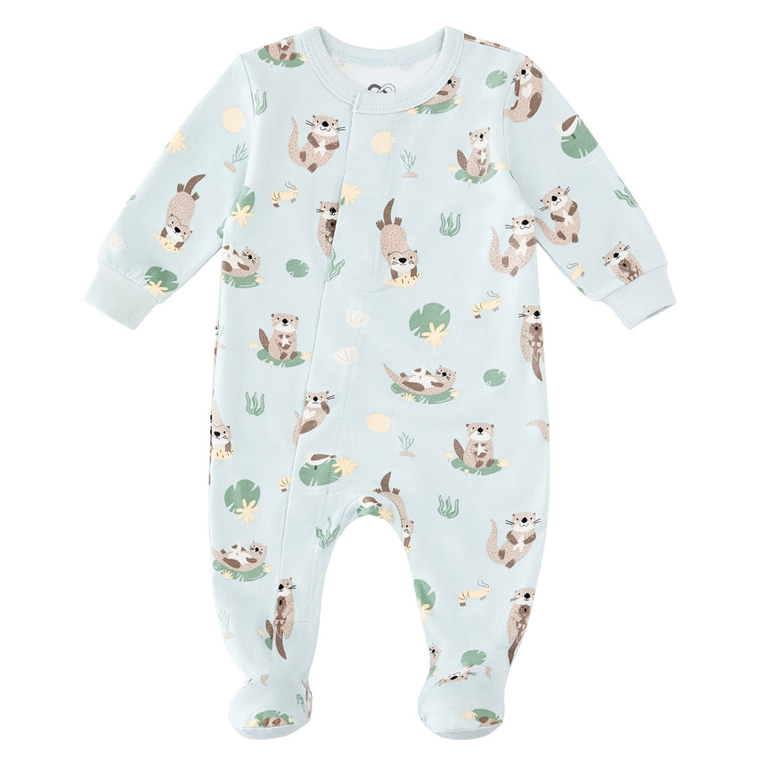 Pyjama Magnétique Loutres Prématuré -18mois-Colle Colle-Bleu-Prématuré-CCL-PM6088-CLÉMENT